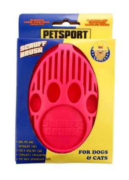 Petsport Scruff Brush Deshed Srub Brush For Dog And Cat